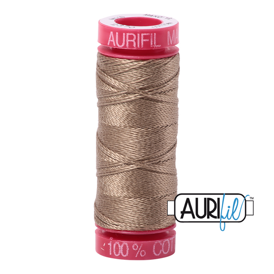 Aurifil 12 2370 Sandstone Small Spool 50m