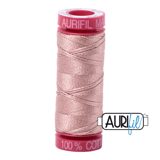 Aurifil 12 2375 Antique Blush Small Spool 50m