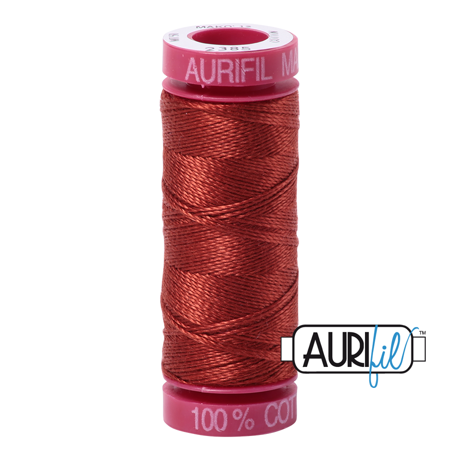 Aurifil 12 2385 Terracotta Small Spool 50m