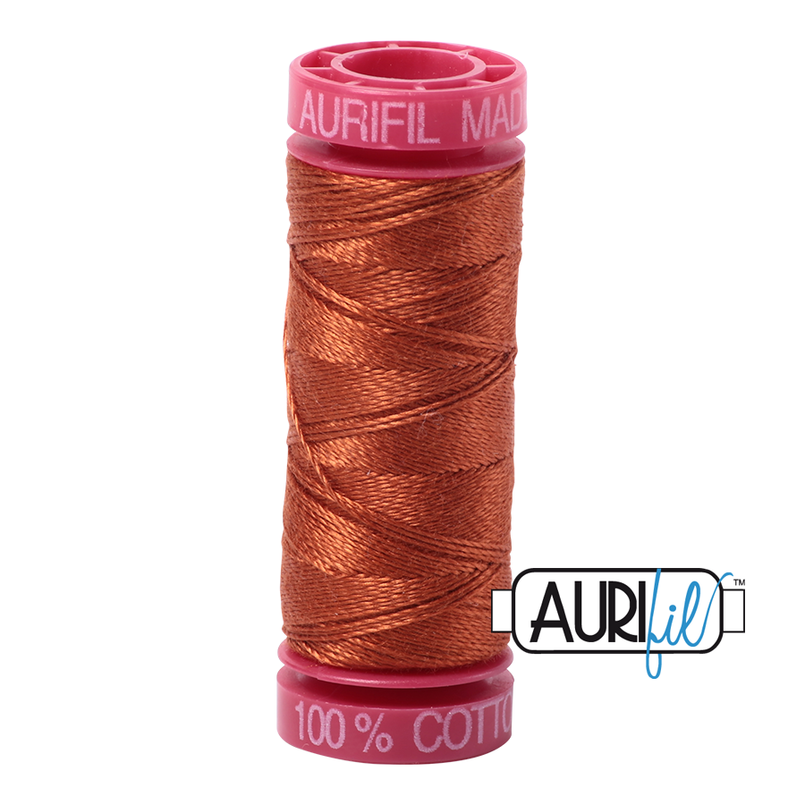 Aurifil 12 2390 Cinnamon Toast Small Spool 50m