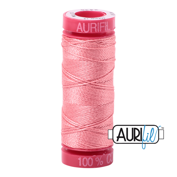 Aurifil 12 2435 Peachy Pink Small Spool 50m