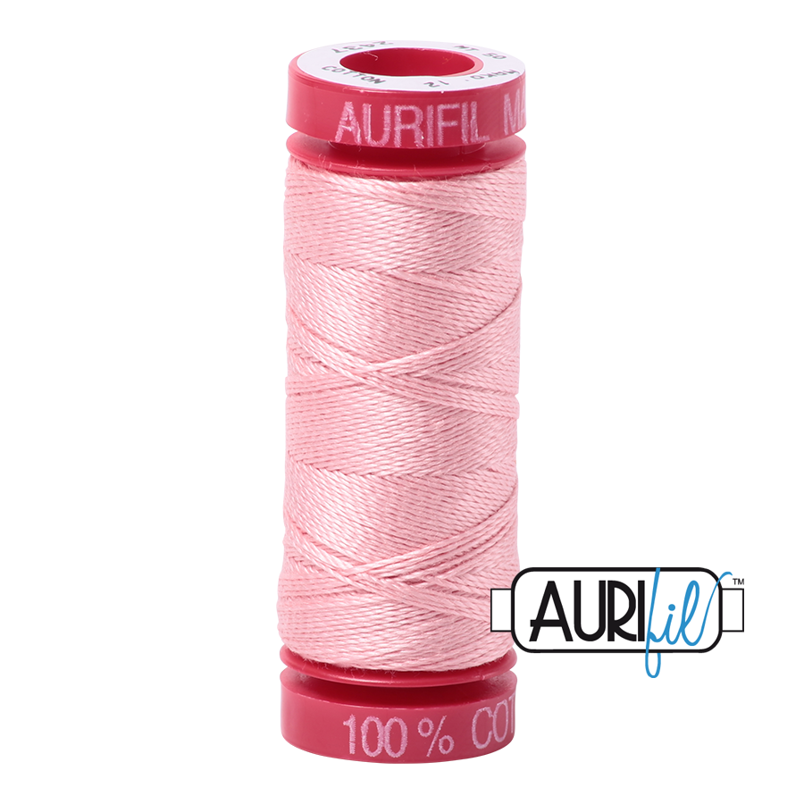 Aurifil 12 2437 Light Peony Small Spool 50m