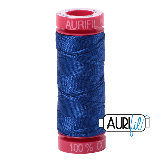 Aurifil 12 2740 Dark Cobalt Small Spool 50m