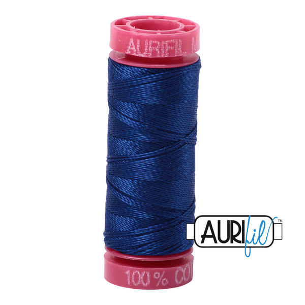 Aurifil 12 2780 Dark Delft Blue Small Spool 50m