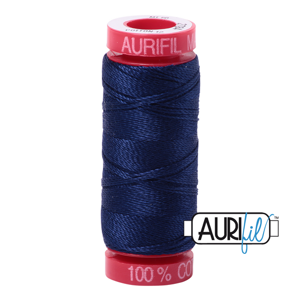 Aurifil 12 2784 Dark Navy Small Spool 50m