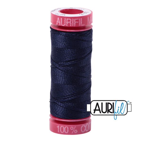 Aurifil 12 2785 Very Dark Navy Small Spool 50m