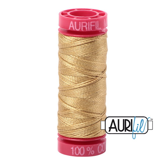 Aurifil 12 2920 Light Brass Small Spool 50m