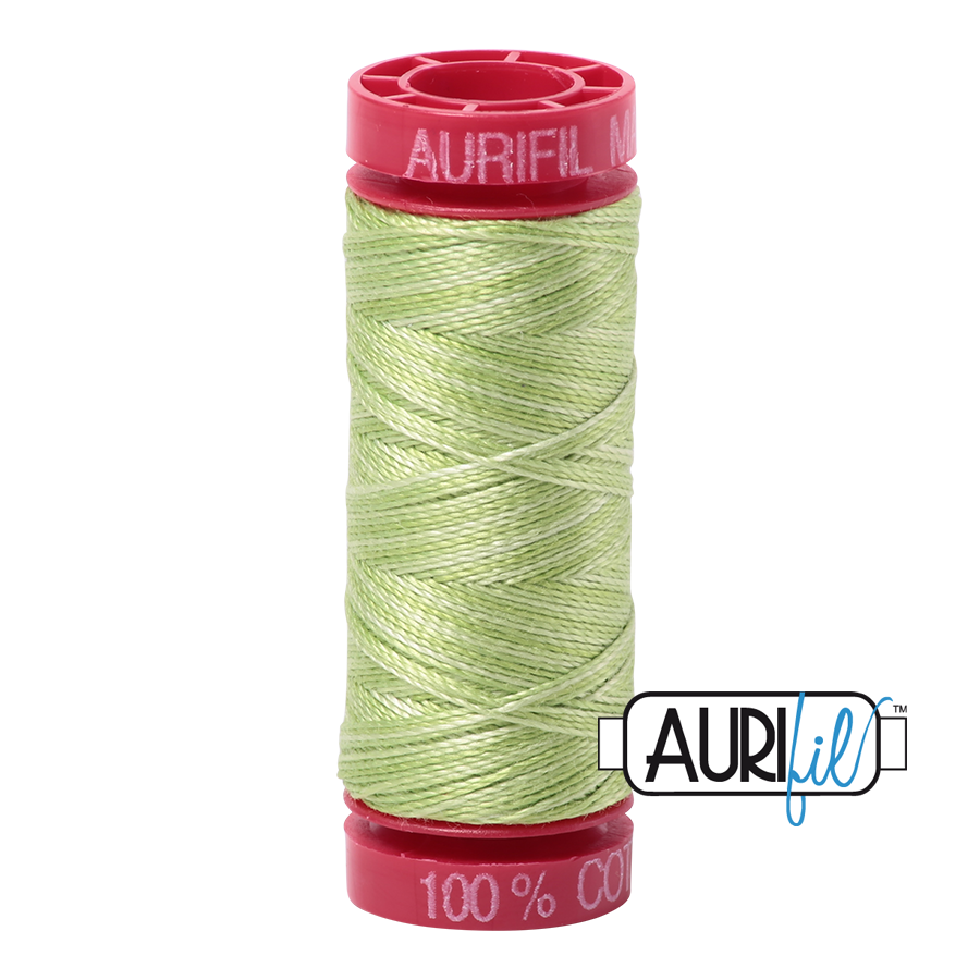 Aurifil 12 3320 Light Spring Green Small Spool 50m