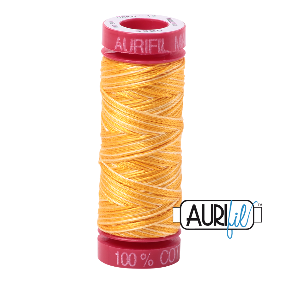 Aurifil 12 3920 Golden Glow Small Spool 50m