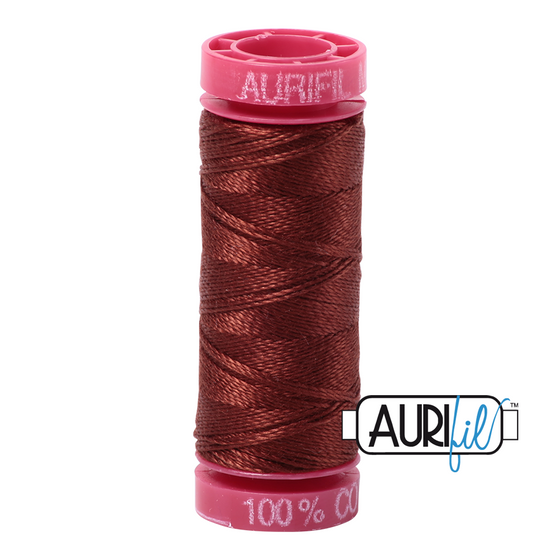 Aurifil 12 4012 Copper Brown Small Spool 50m