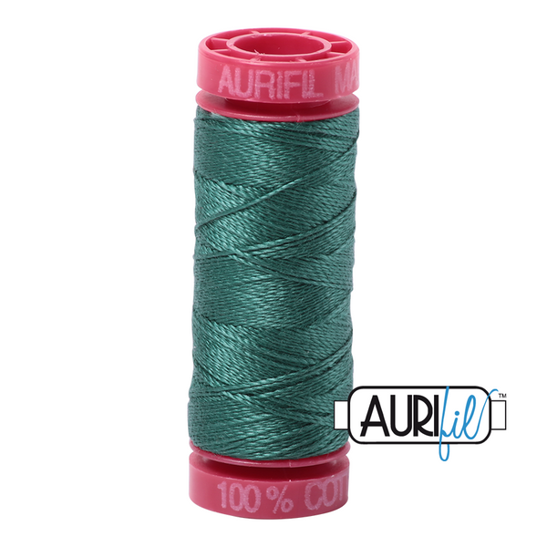 Aurifil 12 4129 Turf Green Small Spool 50m