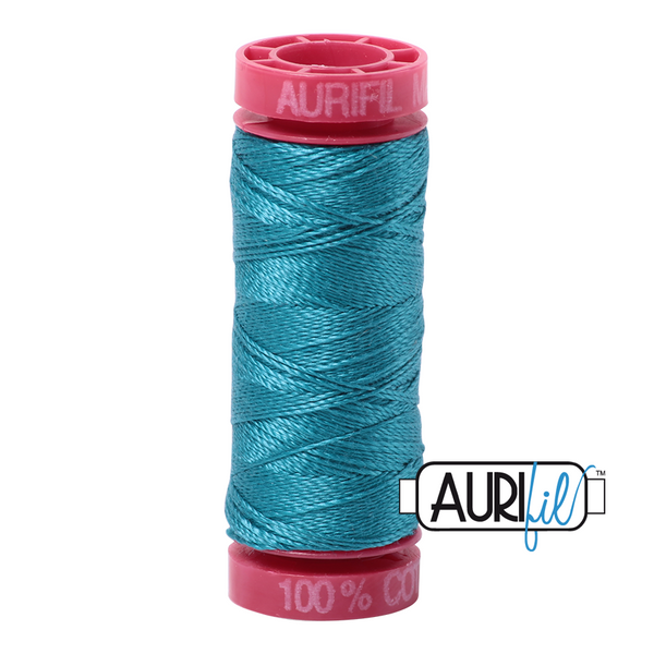 Aurifil 12 4182 Dark Turquoise Small Spool 50m