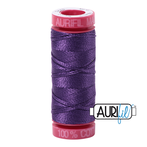 Aurifil 12 4225 Eggplant Small Spool 50m