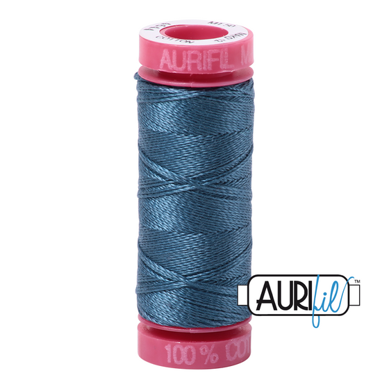 Aurifil 12 4644 Smoke Blue Small Spool 50m