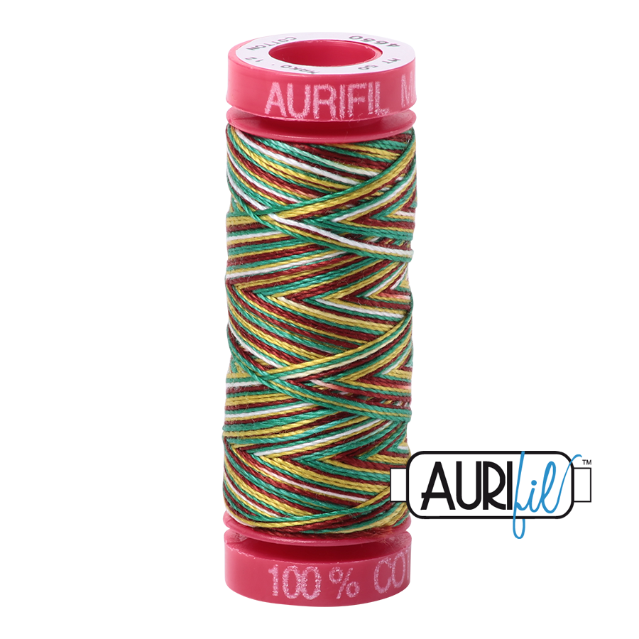 Aurifil 12 4650 Leaves Small Spool 50m