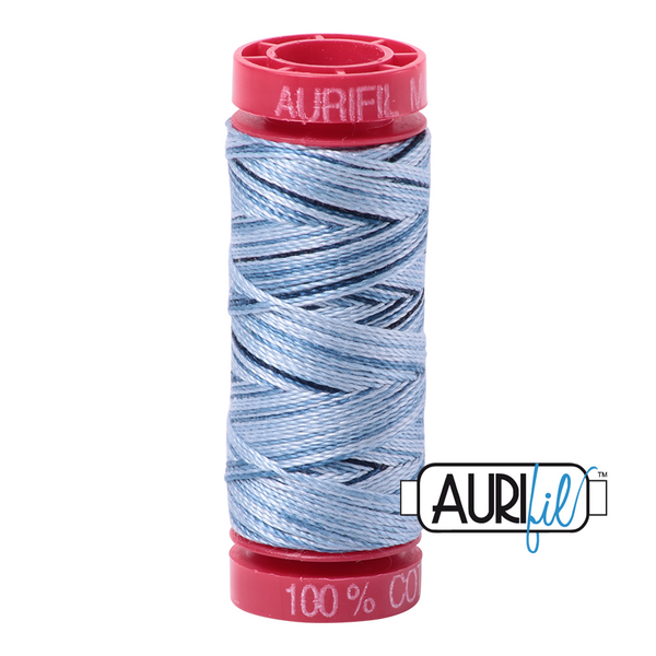 Aurifil 12 4669 Stonewash Blues Small Spool 50m