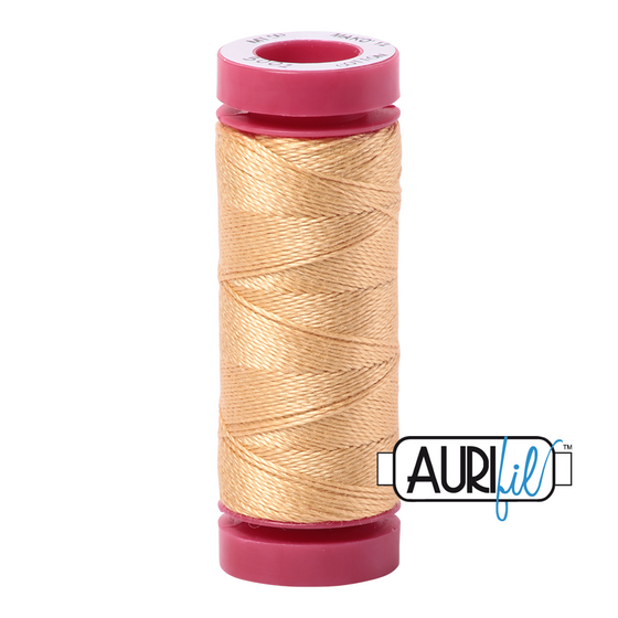 Aurifil 12 5001 Ocher Yellow Small Spool 50m