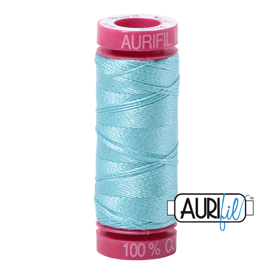 Aurifil 12 5006 Light Turquoise Small Spool 50m