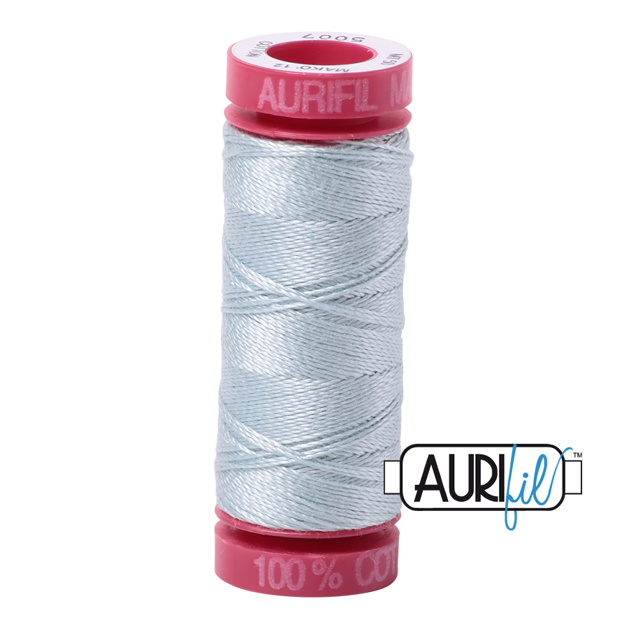 Aurifil 12 5007 Light Grey Blue Small Spool 50m