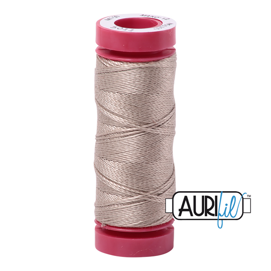 Aurifil 12 5011 Rope Beige Small Spool 50m