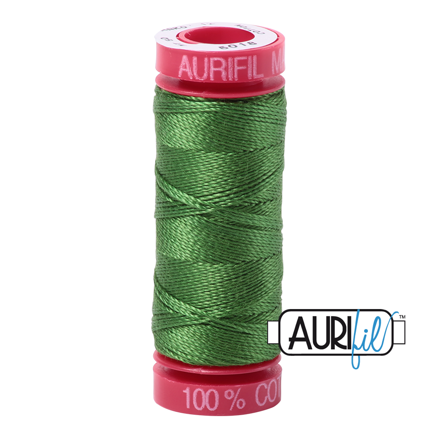 Aurifil 12 5018 Dark Grass Green Small Spool 50m