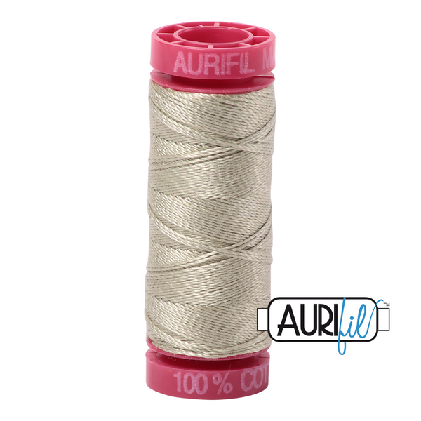 Aurifil 12 5020 Light Military Green Small Spool 50m