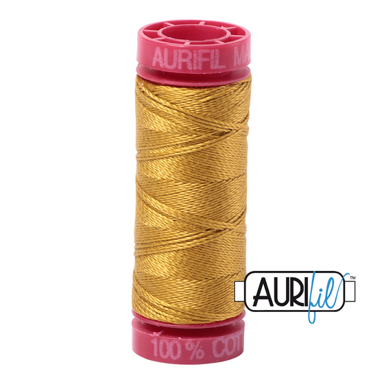 Aurifil 12 5022 Mustard Small Spool 50m