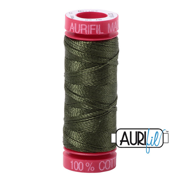 Aurifil 12 5023 Medium Green Small Spool 50m