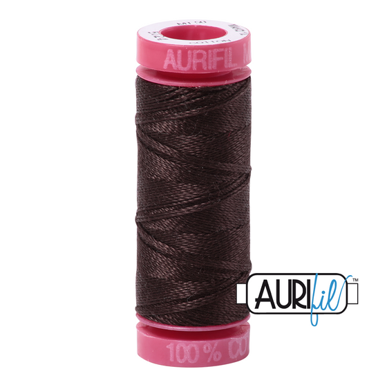 Aurifil 12 5024 Dark Brown Small Spool 50m