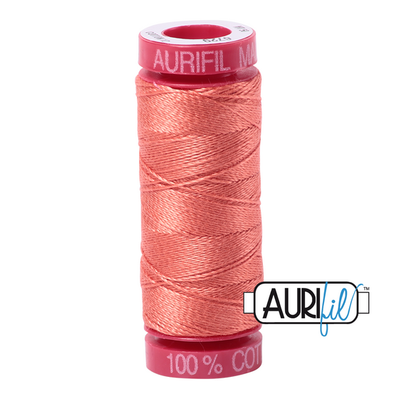 Aurifil 12 6729 Tangerine Dream Small Spool 50m