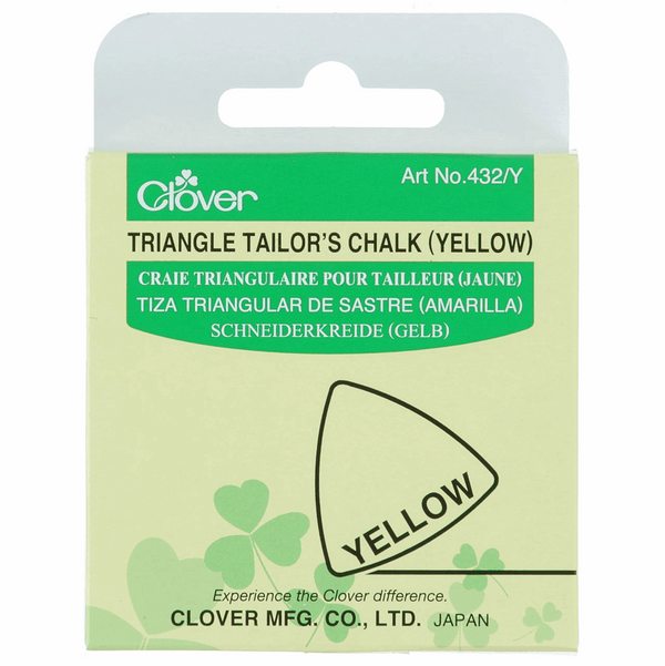 Tailors Chalk Yellow Triangle