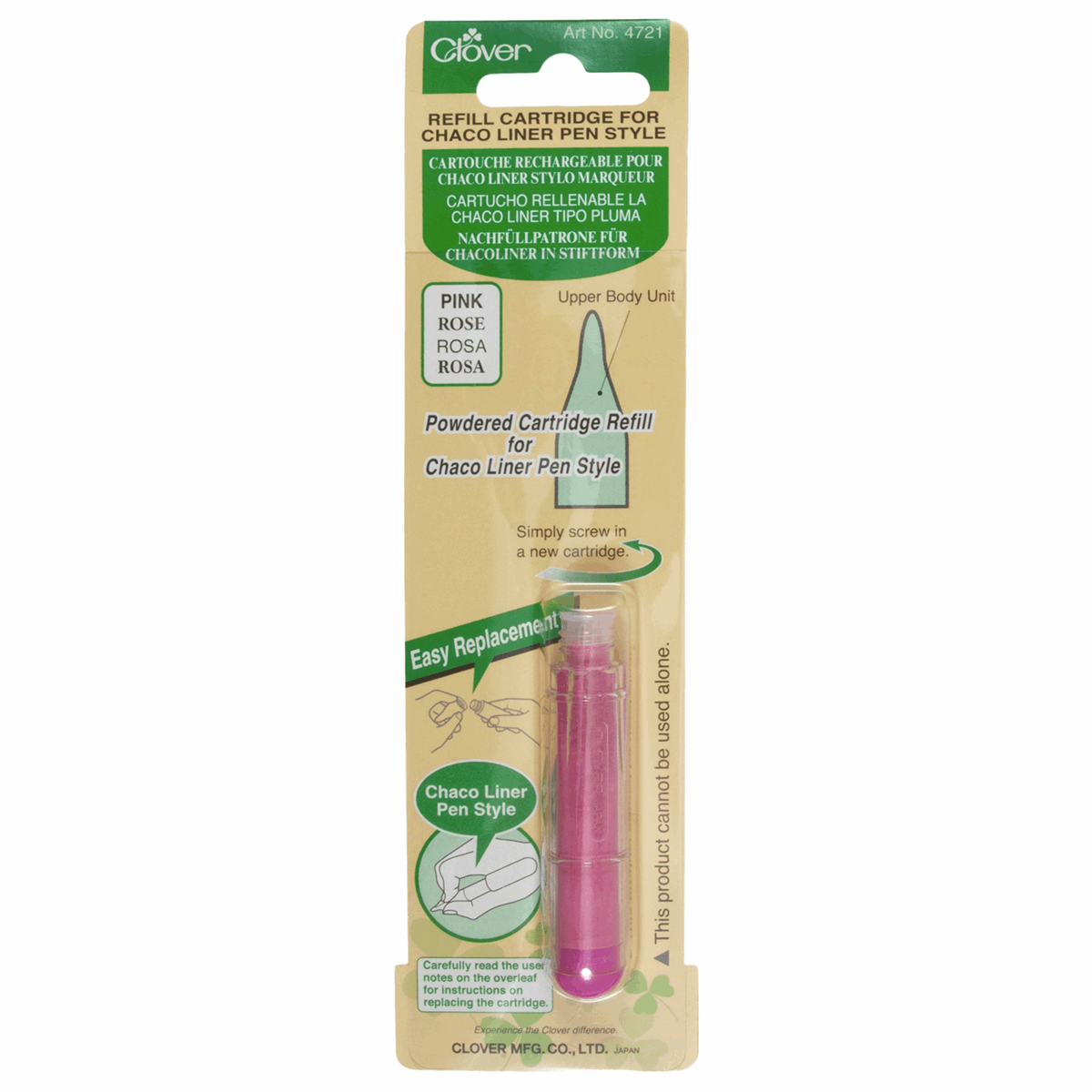 Chaco Liner Chalk Marking Pen Refill Cartridge Pink