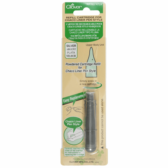 Chaco Liner Chalk Marking Pen Refill Cartridge Silver