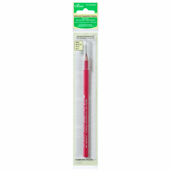 Clover Iron-On Transfer Pencil Red