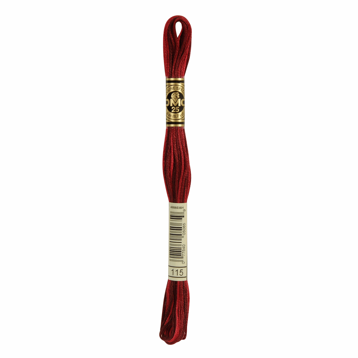 DMC Mouline 6 Strand Cotton 115 Red 8m Skein