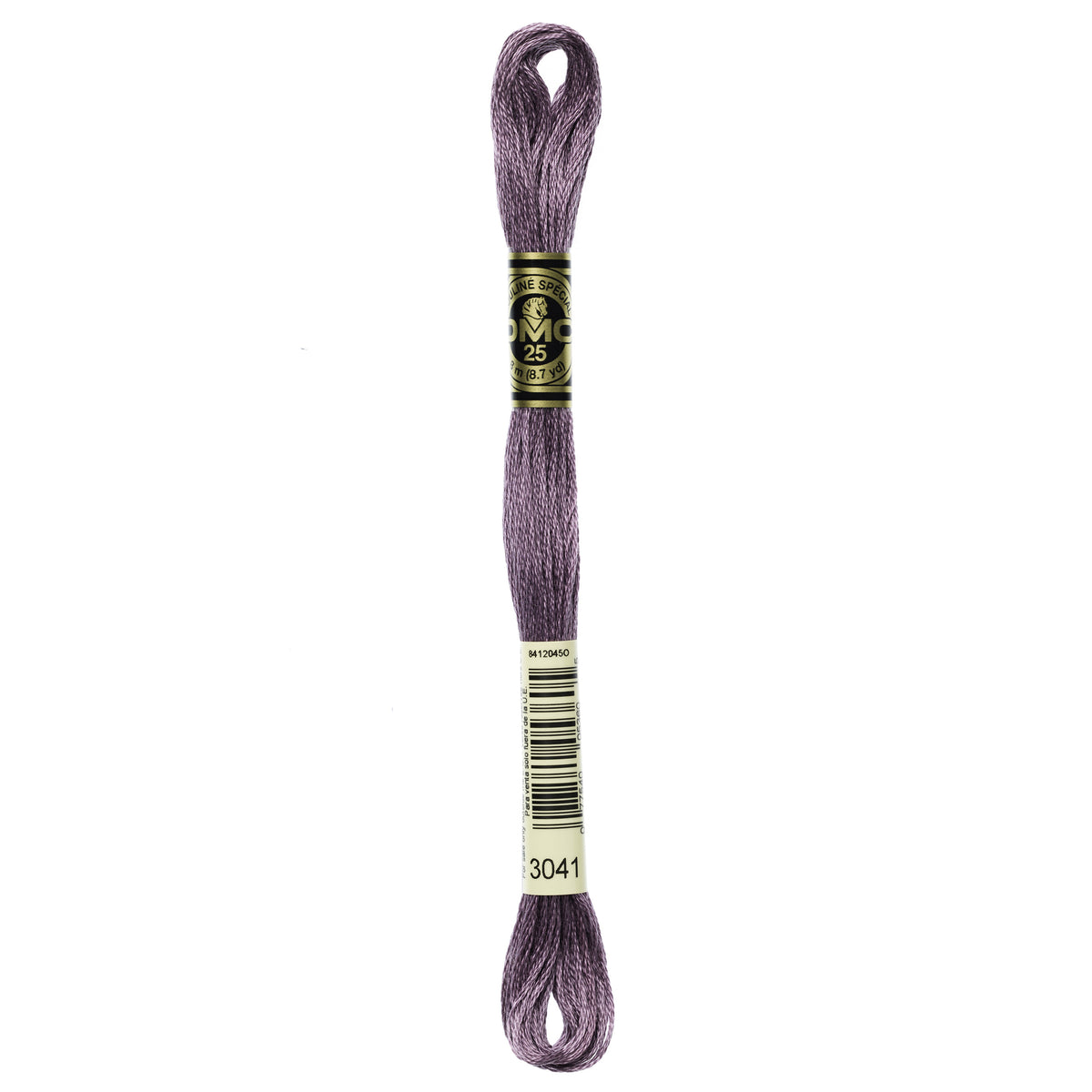 DMC Mouline 6 Strand Cotton 3041 Antique Violet Medium 8m Skein