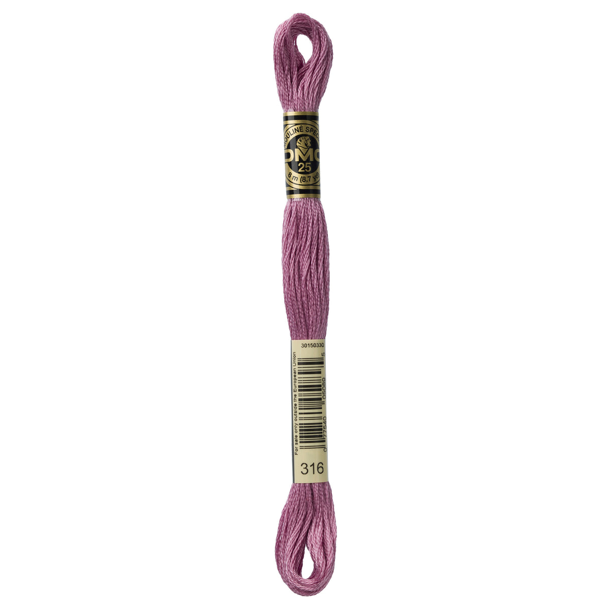 DMC Mouline 6 Strand Cotton 316 Antique Mauve Medium 8m Skein