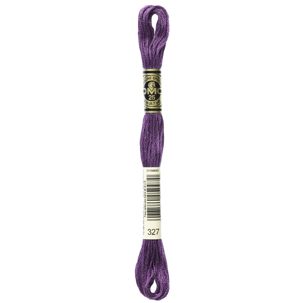 DMC Mouline 6 Strand Cotton 327 Violet 8m Skein