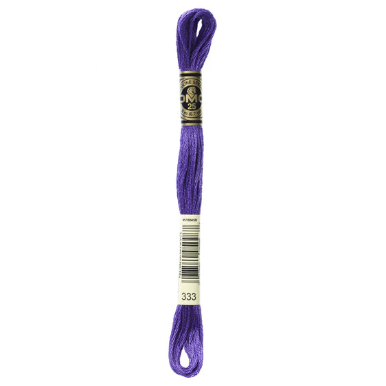 DMC Mouline 6 Strand Cotton 333 Blue Violet 8m Skein