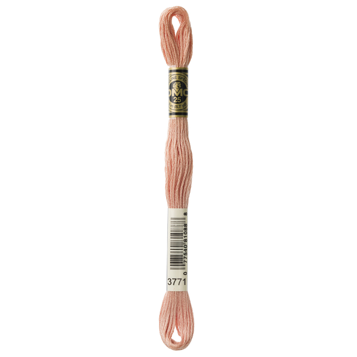 DMC Mouline 6 Strand Cotton 3771 Peach Dark 8m Skein