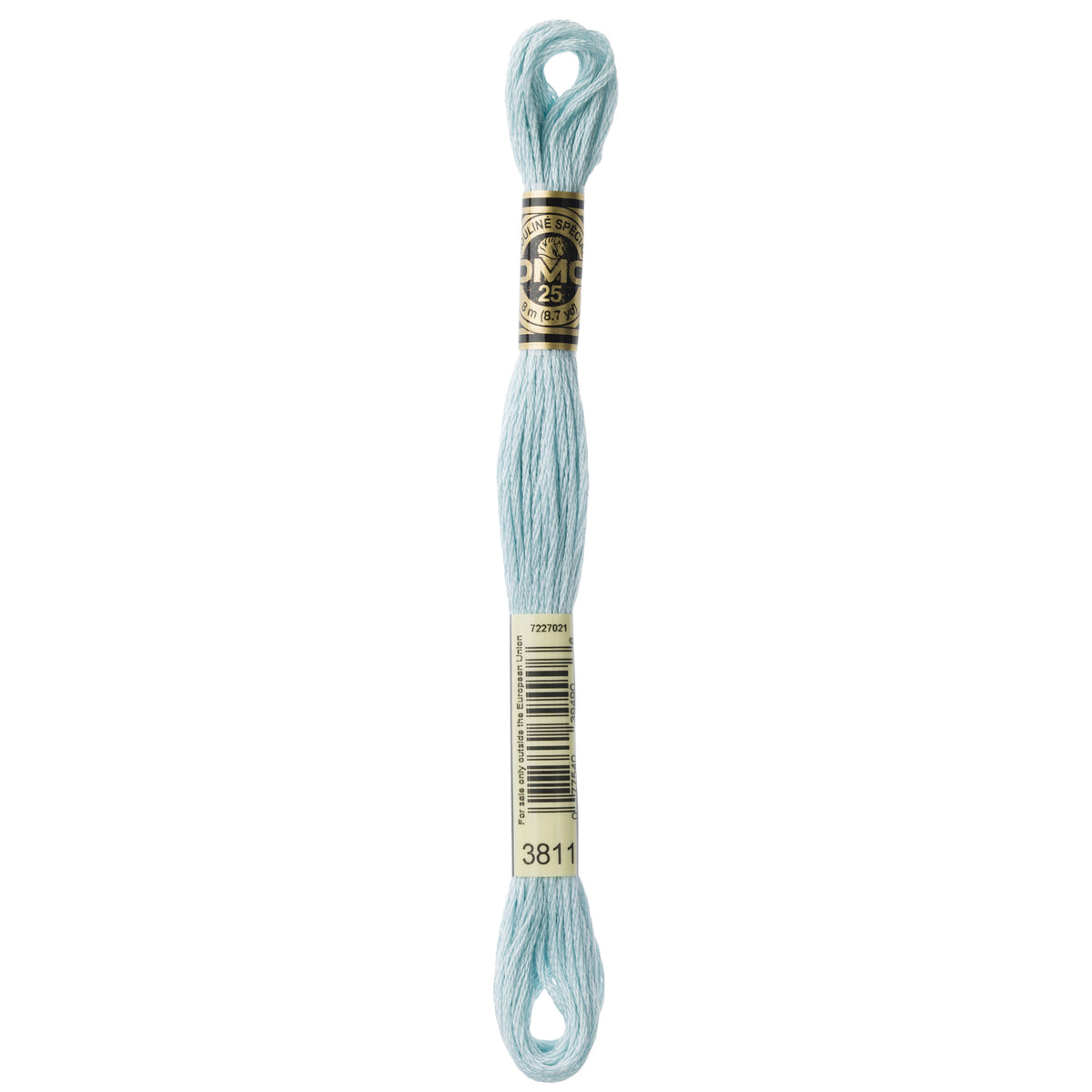 DMC Mouline 6 Strand Cotton 3811 Turquoise Light 8m Skein