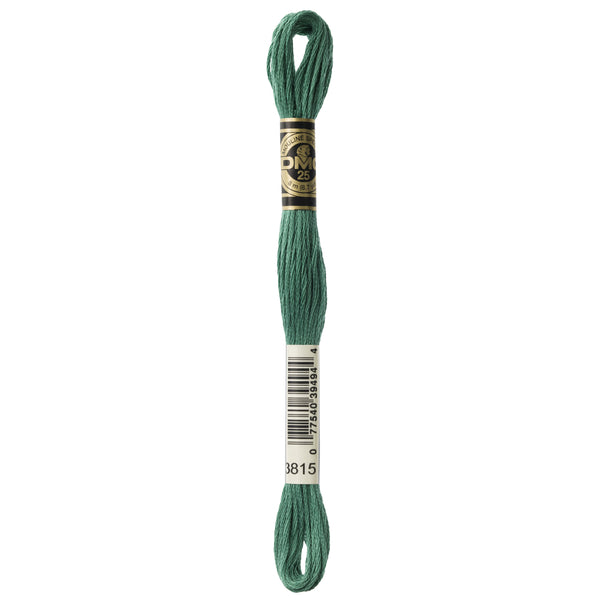 DMC Mouline 6 Strand Cotton 3815 Celadon Green Dark 8m Skein