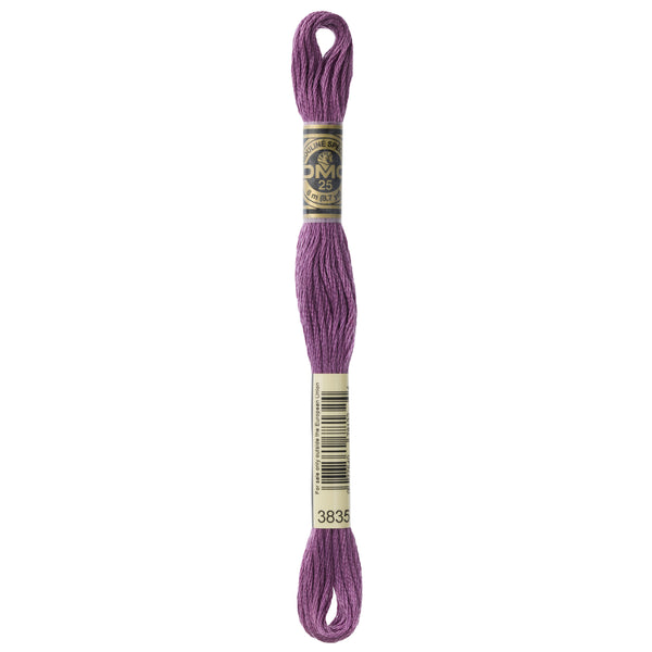 DMC Mouline 6 Strand Cotton 3835 Grape Medium 8m Skein