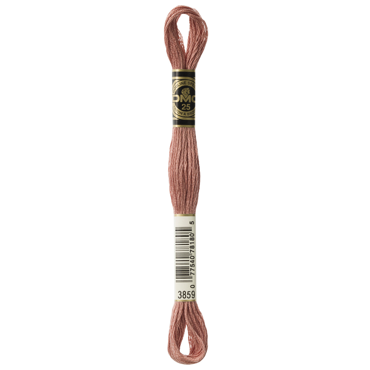 DMC Mouline 6 Strand Cotton 3859 Rosewood Light 8m Skein