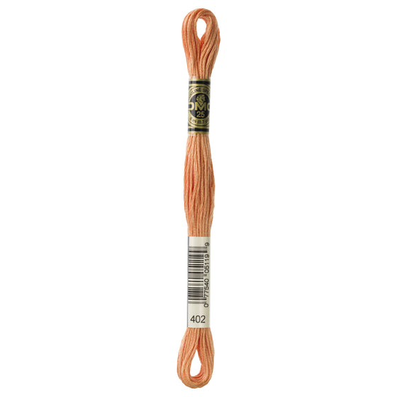 DMC Mouline 6 Strand Cotton 402 Mahogany Light 8m Skein