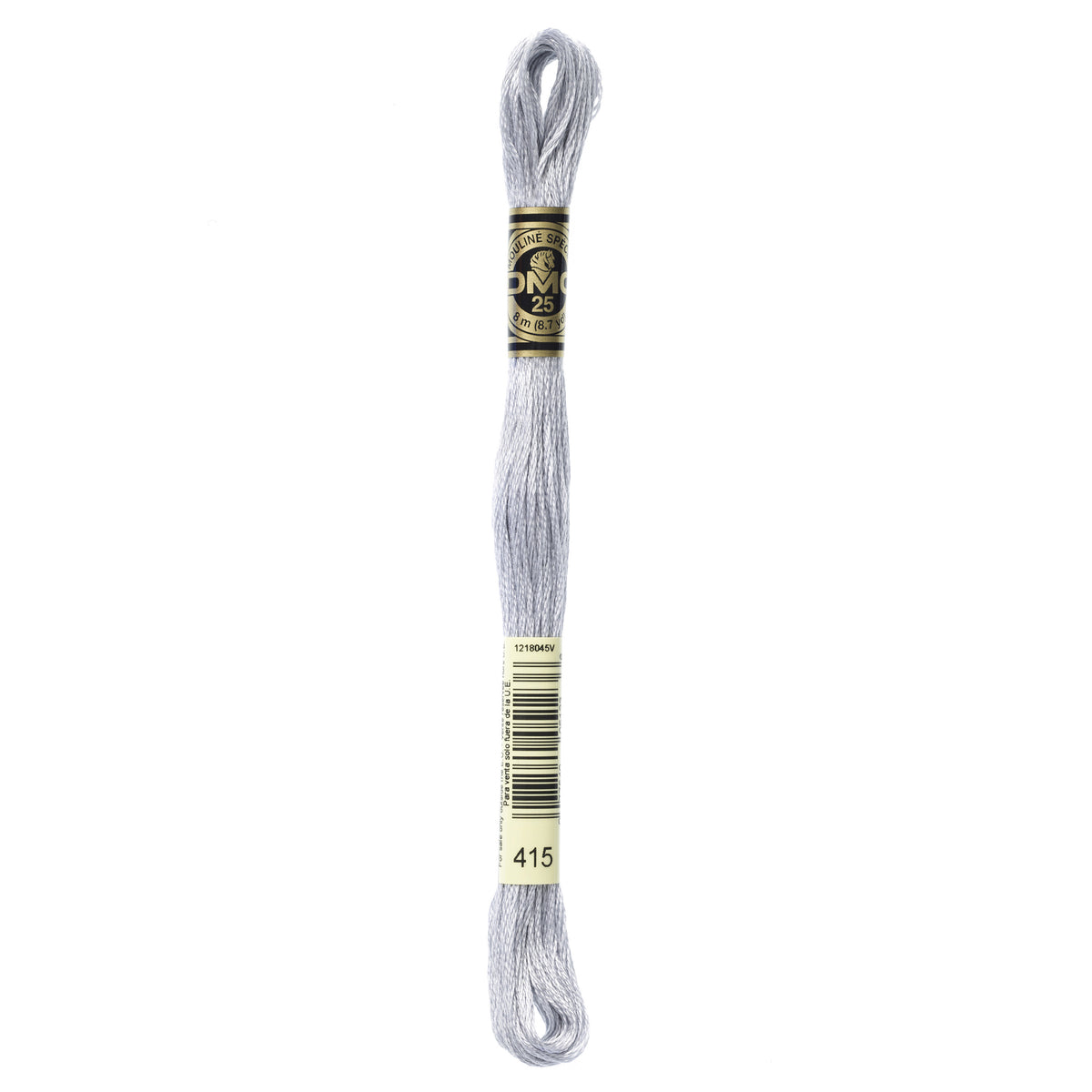 DMC Mouline 6 Strand Cotton 415 Pearl Gray 8m Skein