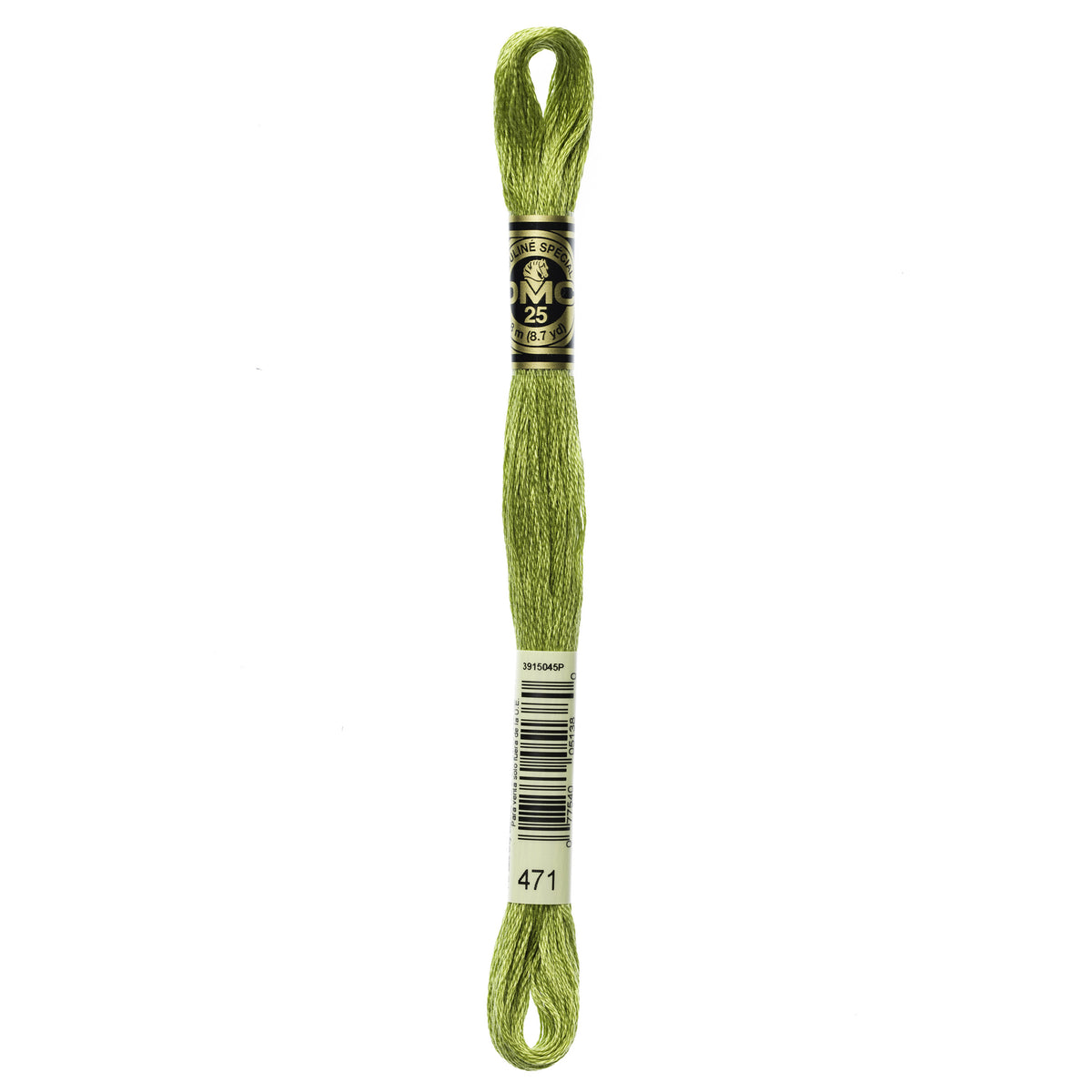 DMC Mouline 6 Strand Cotton 471 Avocado Green 8m Skein