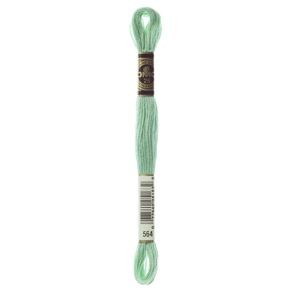 DMC Mouline 6 Strand Cotton 564 Jade Light 8m Skein