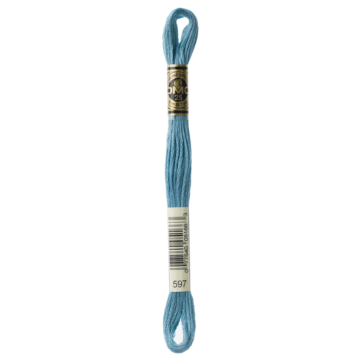 DMC Mouline 6 Strand Cotton 597 Turquoise 8m Skein