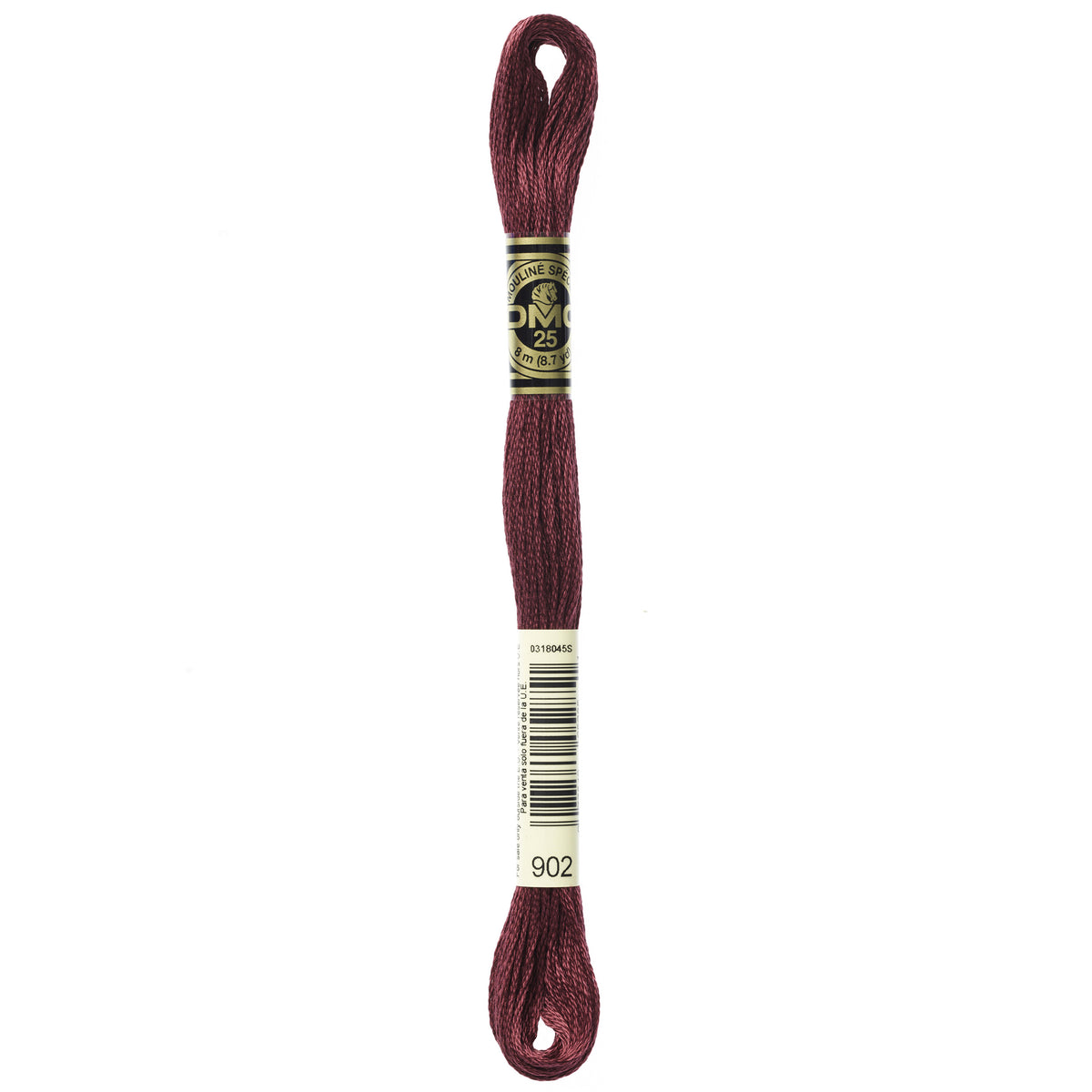 DMC Mouline 6 Strand Cotton 902 Garnet Dark 8m Skein